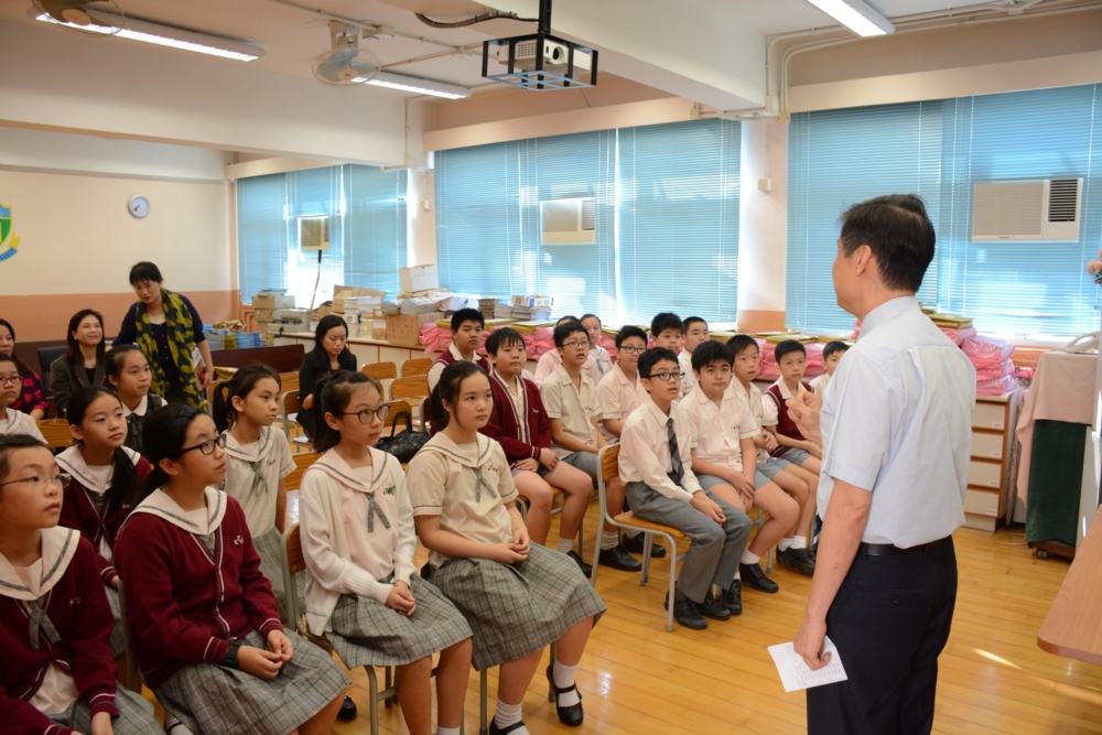觀塘官立小學小六學生到校體驗中學生活 寧波公學